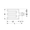 Resistencia horno Tecnoeka 2000W/1