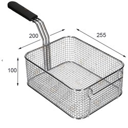 Cesta freidora Berto's 255 x 200 x 100 mm