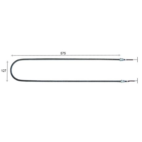 Resistencia horno Eurofred 600 W